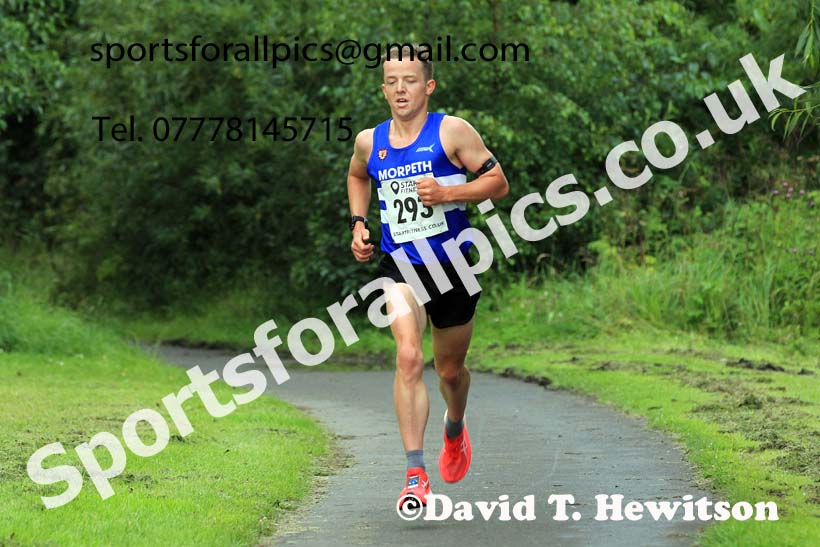 Snior mens 2023 Sunderland 5k Road Race, July 20th.  Photo: David T. Hewitson/Sports for All Pics